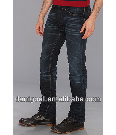 トップブランドのメンズのジーンズパンツ新ファッションstrightの男性用ズボンの中国のサプライヤー-ジーンズ問屋・仕入れ・卸・卸売り