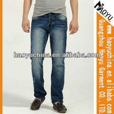 2015熱い販売のブランドスタイルの新しいデザインファッションジーンズの男性( hy1258)-ジーンズ問屋・仕入れ・卸・卸売り