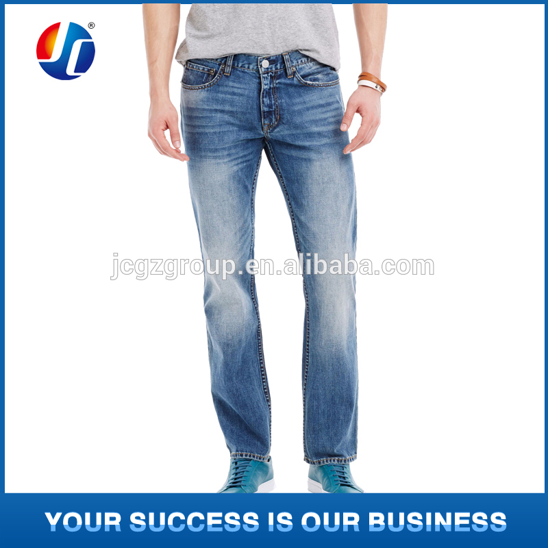 有名な男性デニムジーンズ卸売2015ジーンズの男性、 洗浄し重いストレートジーンズ、 綿100％生地ジーンズのための-ジーンズ問屋・仕入れ・卸・卸売り