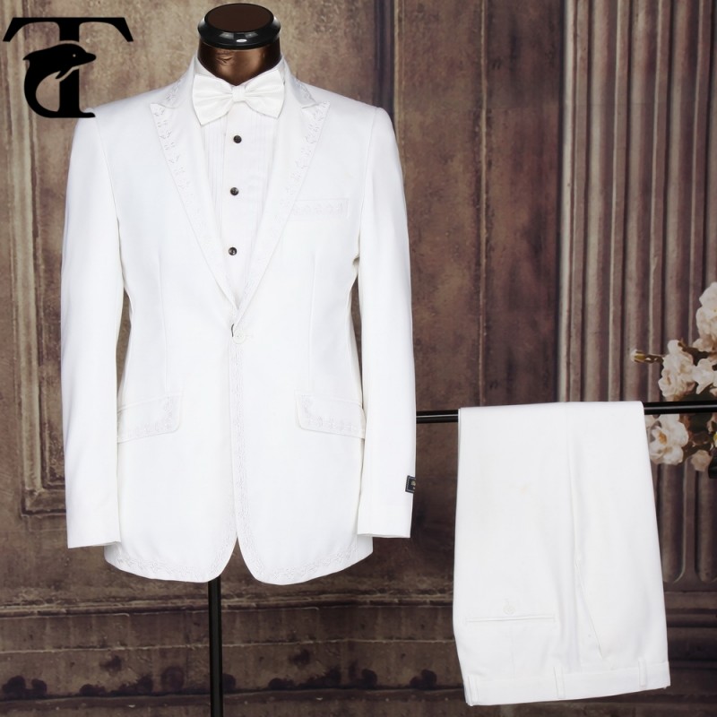 シングルブレストビジネスタキシード男性フォーマルスーツに加え、 サイズの男性の結婚式2015パーティースーツ-スーツ、タキシード問屋・仕入れ・卸・卸売り