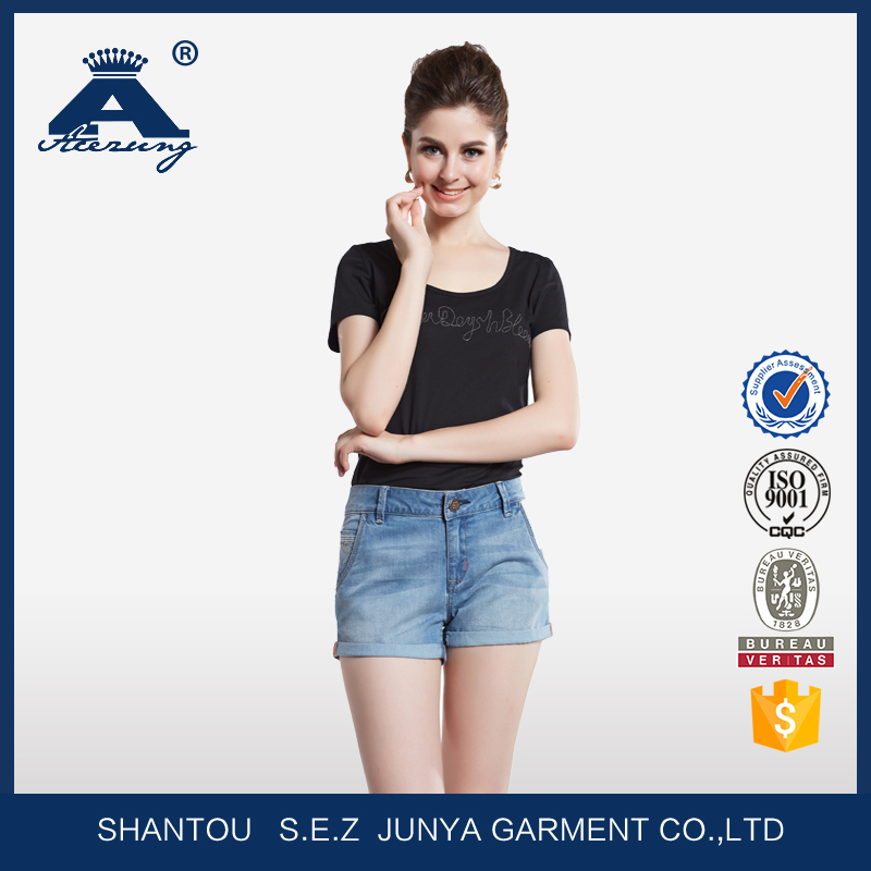 新しい高品質のファッション短いジーンズの女性が着用する-ジーンズ問屋・仕入れ・卸・卸売り