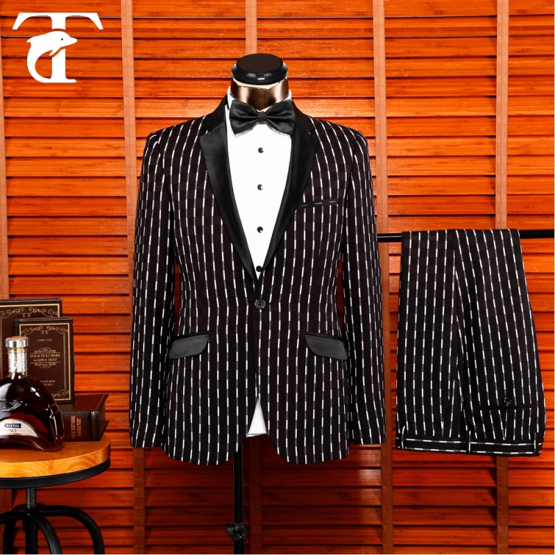 ファッションメンズ式のスーツ、 ビジネススーツ高品質の生地で-スーツ、タキシード問屋・仕入れ・卸・卸売り