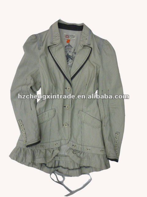 長い袖の女性のスーツ/ジャケットが付いている2012流行の偶然のスーツ-スーツ、タキシード問屋・仕入れ・卸・卸売り