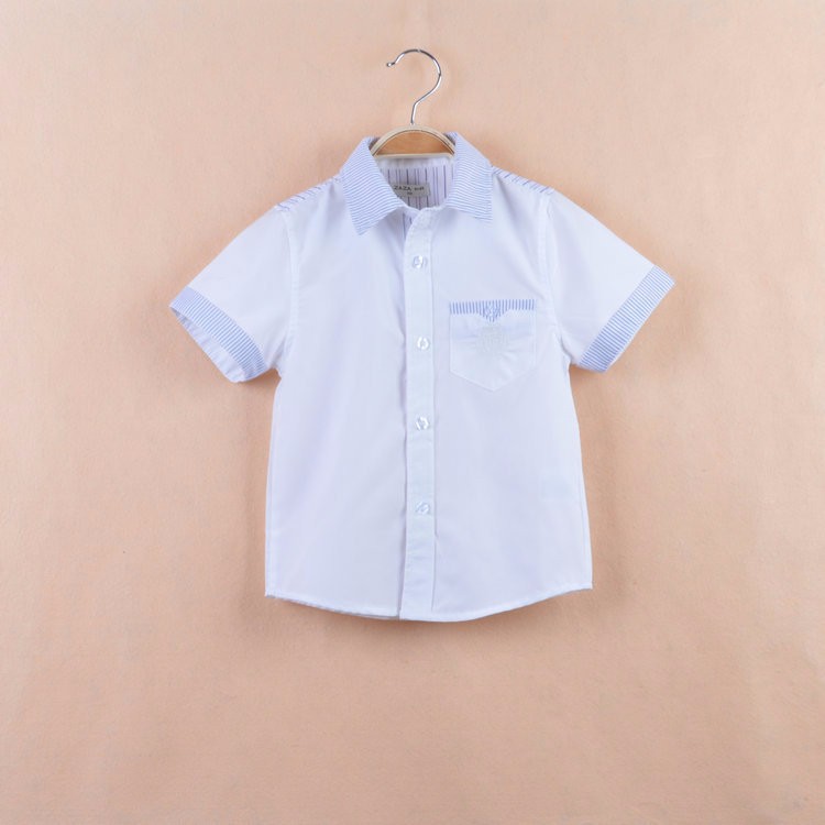 最新のファッションの赤ん坊のr&h2015少年白い綿のシャツ安い-ベビーシャツ、トップス問屋・仕入れ・卸・卸売り