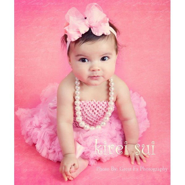 淡いピンクの女の子のかぎ針編みのチューブトップ12m-3年写真プロップ-ベビーシャツ、トップス問屋・仕入れ・卸・卸売り
