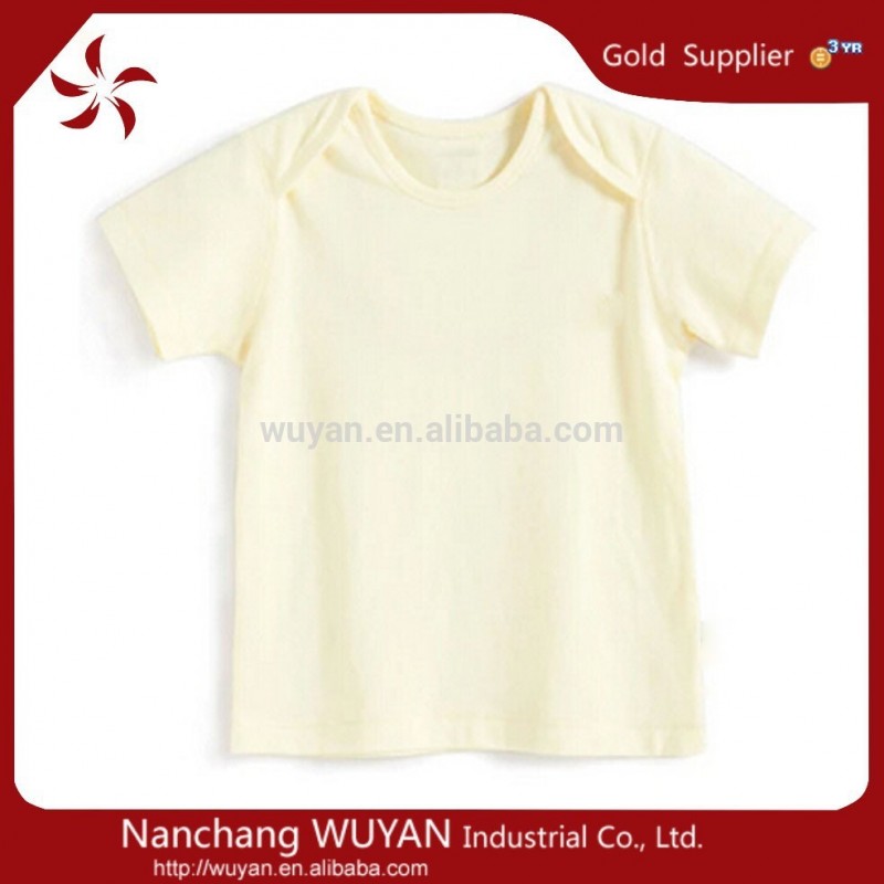 赤ちゃん幼児綿ソリッドカラーのtシャツとブランクtシャツなし印刷-プラスサイズシャツ、ブラウス問屋・仕入れ・卸・卸売り