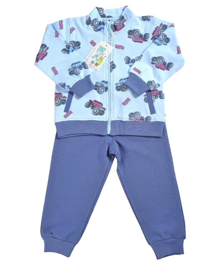 赤ちゃん男の子の衣類セット、 綿100％ニット男の子の服のプリント長袖-ベビー服セット問屋・仕入れ・卸・卸売り
