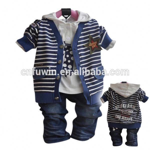 新しいスタイルの卸売2014年100％子供服セットの赤ん坊の衣服綿の輸出-ベビー服セット問屋・仕入れ・卸・卸売り