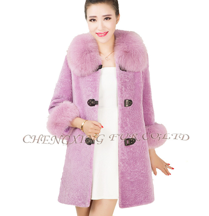 せん断cx-g-a-239c2015熱い販売のファッション本物の羊の毛皮の冬のコート-コート問屋・仕入れ・卸・卸売り