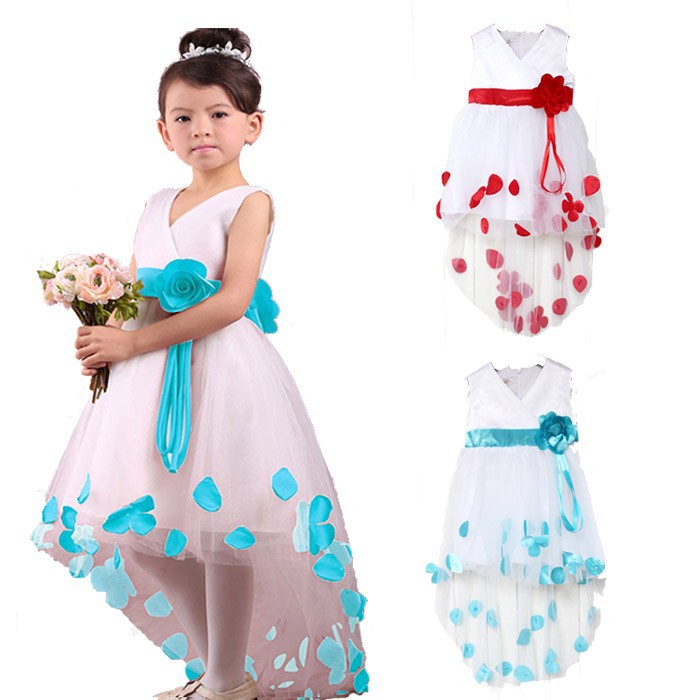素敵なウエディングドレスフリーsleevenessファッションスタイル結婚式の花の子供のための夏のドレス-ジュニア服（女）ドレス問屋・仕入れ・卸・卸売り