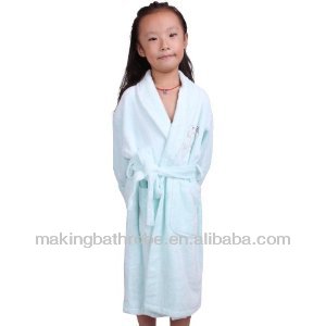 女の子の綿のバスローブ青高品質-バスローブ問屋・仕入れ・卸・卸売り