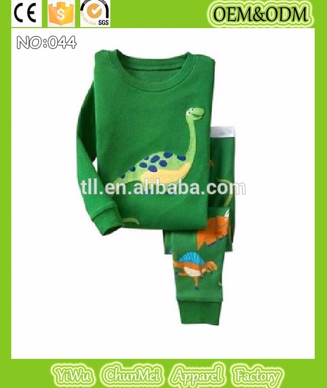 子供の恐竜2015衣装の子供の動物の服の女の子パジャマパジャマの赤ん坊の子供の男の子の恐竜pyajamaspijamas100％のコト-パジャマ問屋・仕入れ・卸・卸売り