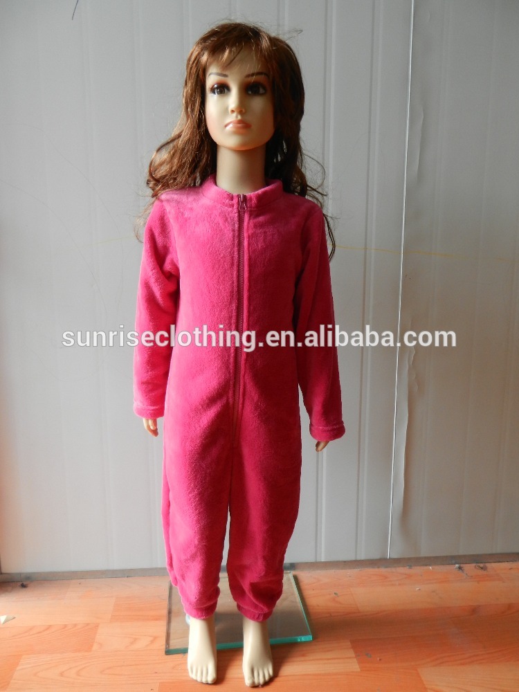 子供の工場出荷時の販売費onesieサンゴフリース、 ベビーカバーオール-キッズパジャマ、寝間着問屋・仕入れ・卸・卸売り