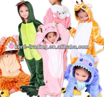 動物ソフトsleepsuitonesie子供のパジャマのフランネルのパジャマ-パジャマ問屋・仕入れ・卸・卸売り