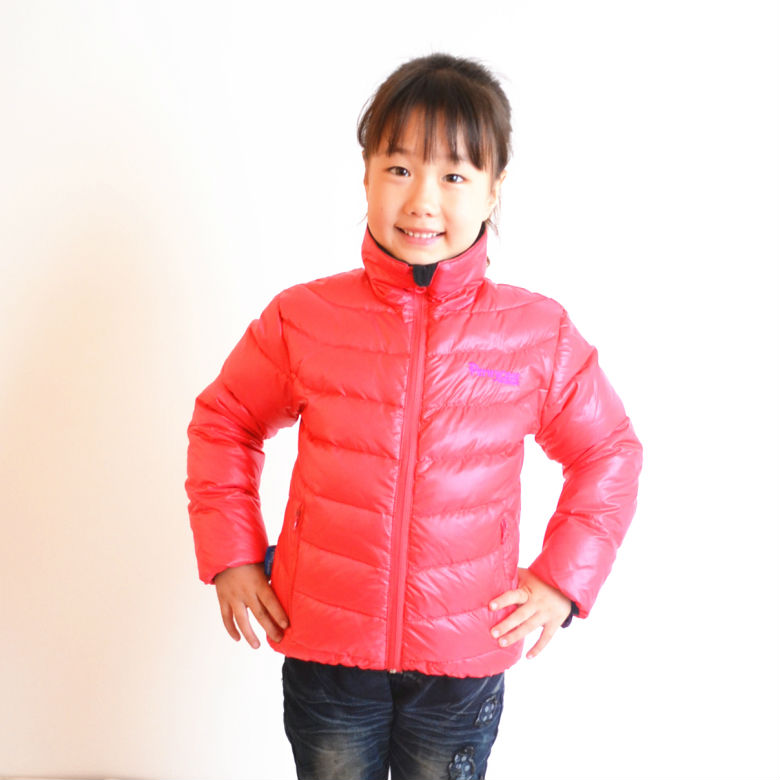 北欧デザインの子供の女の子の冬の暖かいダウンＪＫＴスキージャケット-キッズ服　コート問屋・仕入れ・卸・卸売り