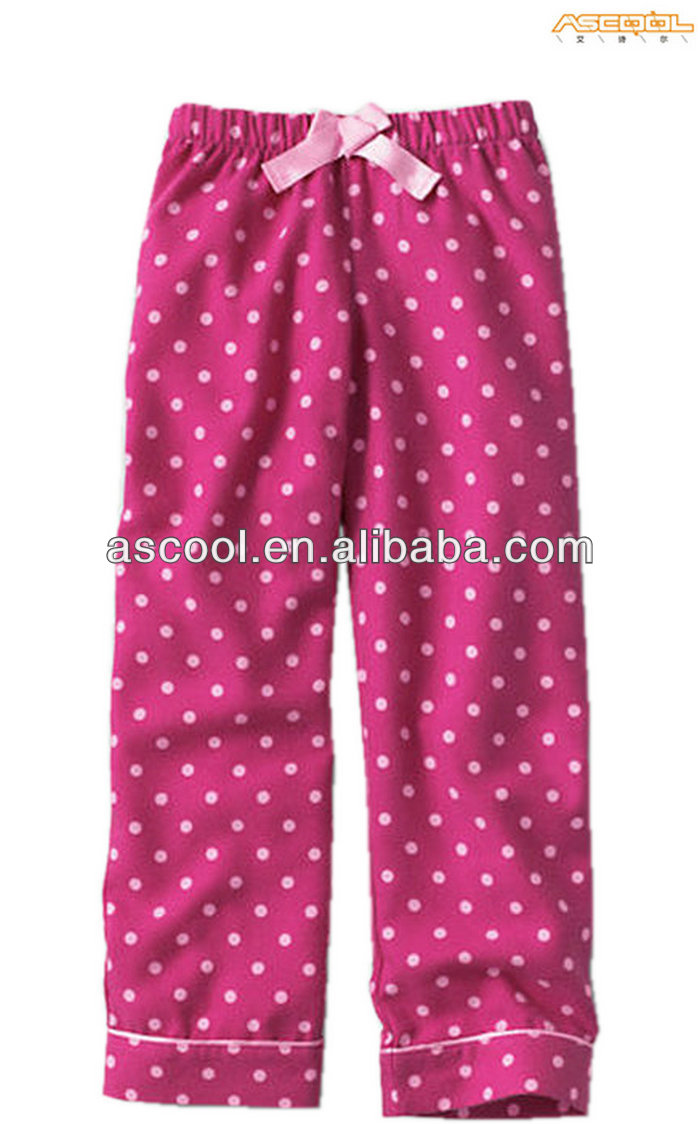 女の子のフランネルの睡眠は喘ぐ-キッズパジャマ、寝間着問屋・仕入れ・卸・卸売り