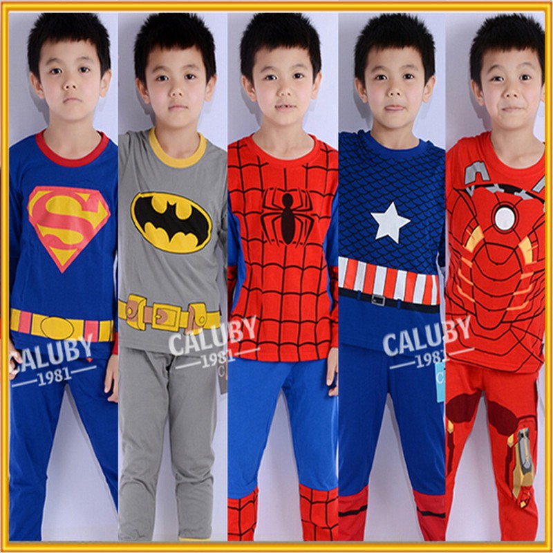 布販売のための熱い販売の子供のパジャマ卸売スーパーマンpajamaszzj- p- 36-パジャマ問屋・仕入れ・卸・卸売り