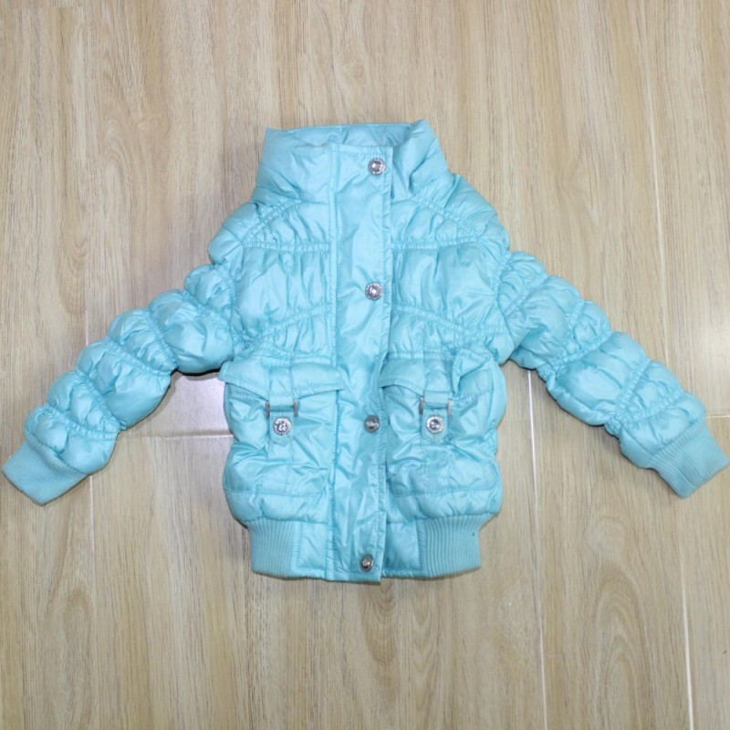 新しいライトブルーかわいいもの多くの色安い価格ジャケット暖かい冬のコートの女の子-ジュニア服（女）ジャケット、コート問屋・仕入れ・卸・卸売り