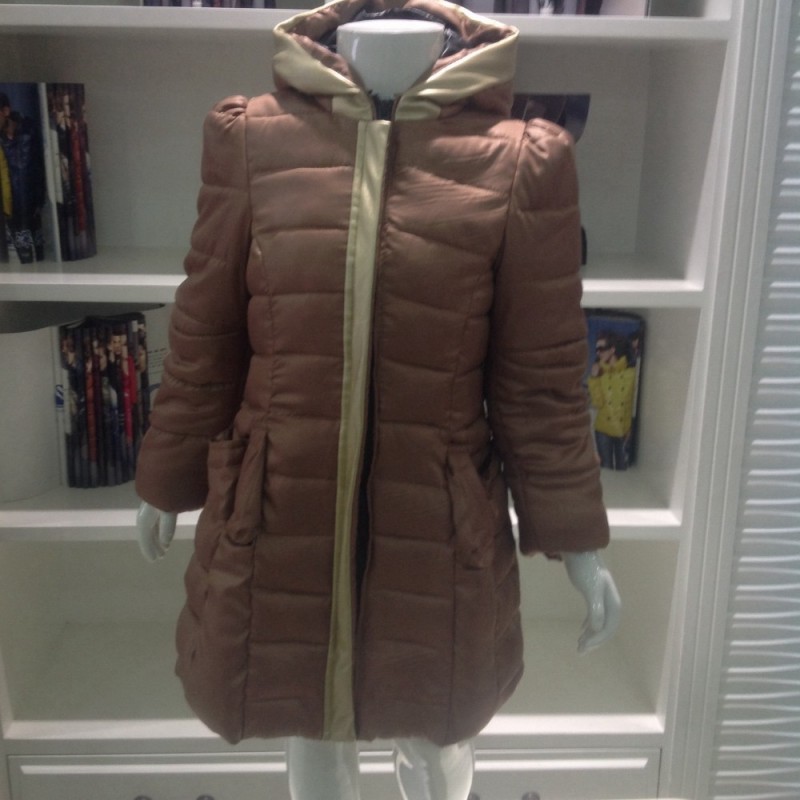 新しい冬の女の子のジャケットやダウンダウン上着の女の子の子供の長いセクション-プラスサイズジャケット問屋・仕入れ・卸・卸売り