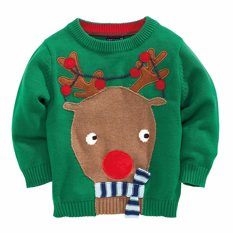 醜い15csk028クリスマスのセーター子供のクリスマスのセーターニット-キッズ服　セーター問屋・仕入れ・卸・卸売り