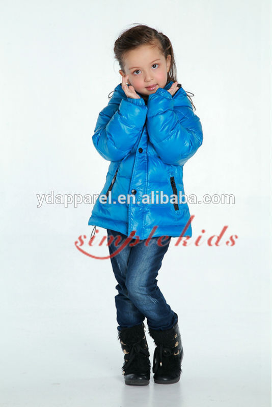 少年冬のジャケットの女の子ダックダウンフェザージャケット子供の防寒着-キッズ服　ジャケット問屋・仕入れ・卸・卸売り
