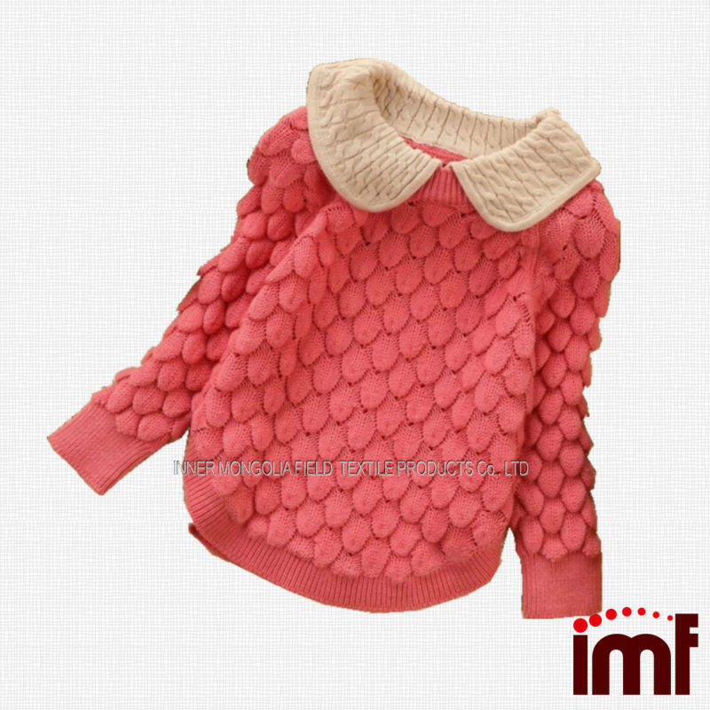 ヨーロッパスタイルのキュートな販売のためのセーター子供のセーターを編んだ-キッズ服　セーター問屋・仕入れ・卸・卸売り