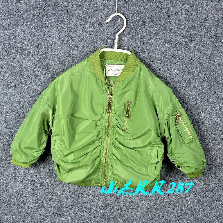 Cjy11- 1少年春の・秋のジャケット、 少年フーディ緑-キッズ服　ジャケット問屋・仕入れ・卸・卸売り