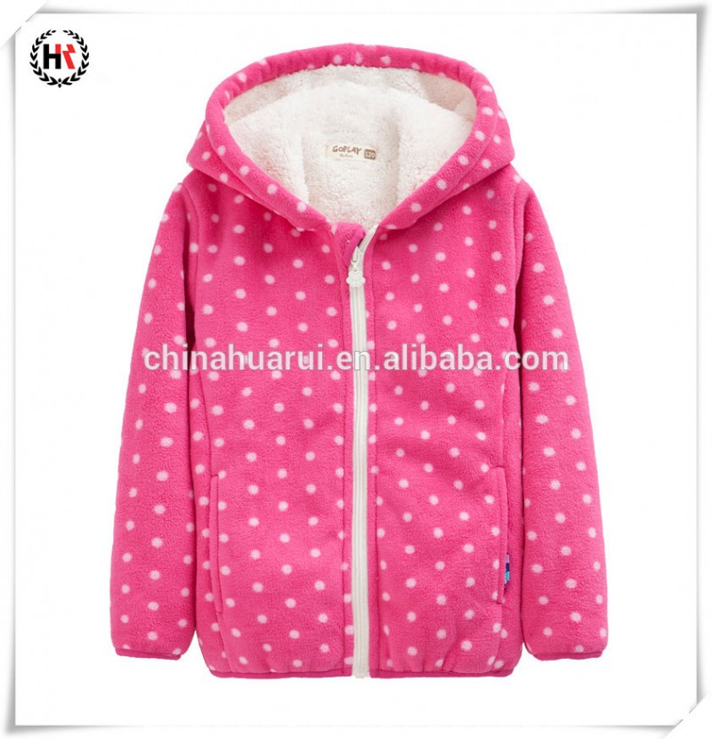 fashionalの子供のフード付きフリースのジャケットの女の子-ジュニア服（女）ジャケット、コート問屋・仕入れ・卸・卸売り