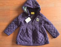 2015100％ポリ女の子のフーディージャケットstocklot-ジュニア服（女）ジャケット、コート問屋・仕入れ・卸・卸売り
