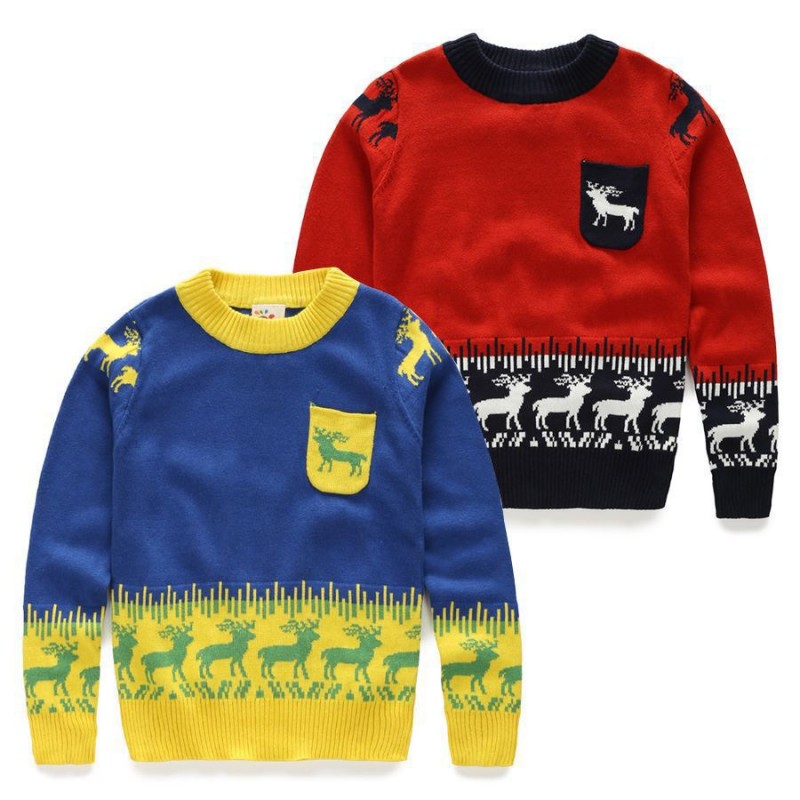 卸売子my-0259ファッションは、 子供の冬服の子供たちのセーター韓国語の新しい服男の子-キッズ服　セーター問屋・仕入れ・卸・卸売り