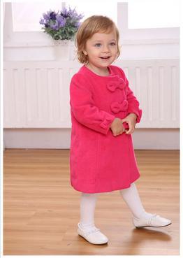 ママとバブ2014年deisgnedファッションとプレーン赤ちゃんのスカートの上部、 赤ちゃんの女の子長い- 長袖ジャケット-ジュニア服（女）ジャケット、コート問屋・仕入れ・卸・卸売り