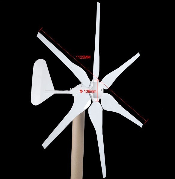 300wdc12v/24v6ブレードオフグリッド風力発電世代-発電機、発電機ユニット問屋・仕入れ・卸・卸売り