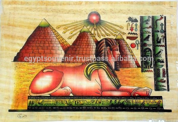 エジプトのパピルスの絵画、 本物のパピルス紙-絵画＆カリグラフィー問屋・仕入れ・卸・卸売り