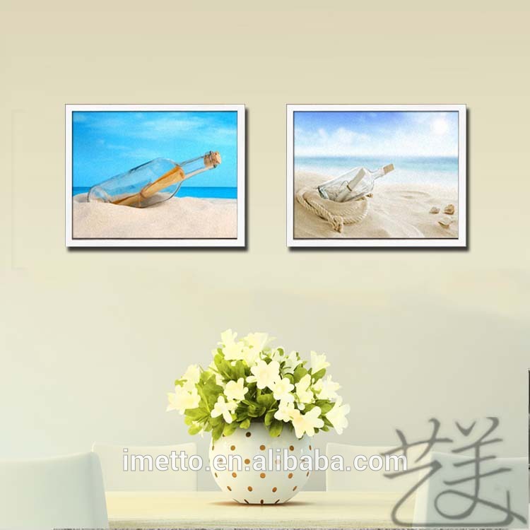 美しい家商品浜の風景壁の芸術の装飾-絵画＆カリグラフィー問屋・仕入れ・卸・卸売り