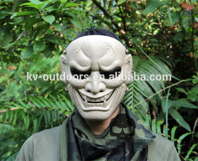 ハロウィンコスプレパーティーhannya戦士cs戦争ゲームのフェイスマスク-パーティーマスク、仮面問屋・仕入れ・卸・卸売り