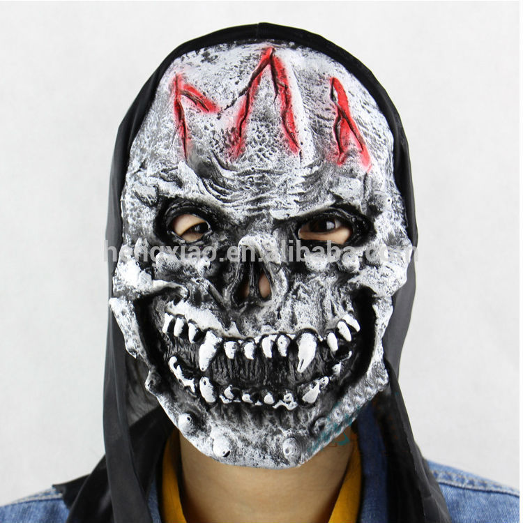 怖いハロウィーンのためのゴーストマスクアヌビス-パーティーマスク、仮面問屋・仕入れ・卸・卸売り