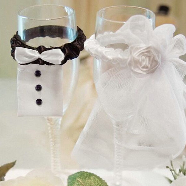 ファンシー花嫁の・新郎ドレス結婚式の好意のためのメガネのための新しい2015-イベント＆パーティー用品問屋・仕入れ・卸・卸売り