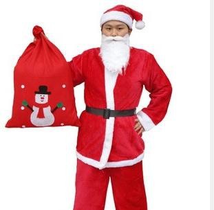 最新の設計熱い販売のクリスマスの装飾クリスマスサンタ服をドレスアップサンタのスーツ-クリスマスデコレーション用品問屋・仕入れ・卸・卸売り