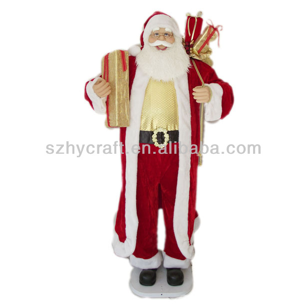 アニメーション等身大サンタクロースクリスマスの装飾のための-クリスマスデコレーション用品問屋・仕入れ・卸・卸売り