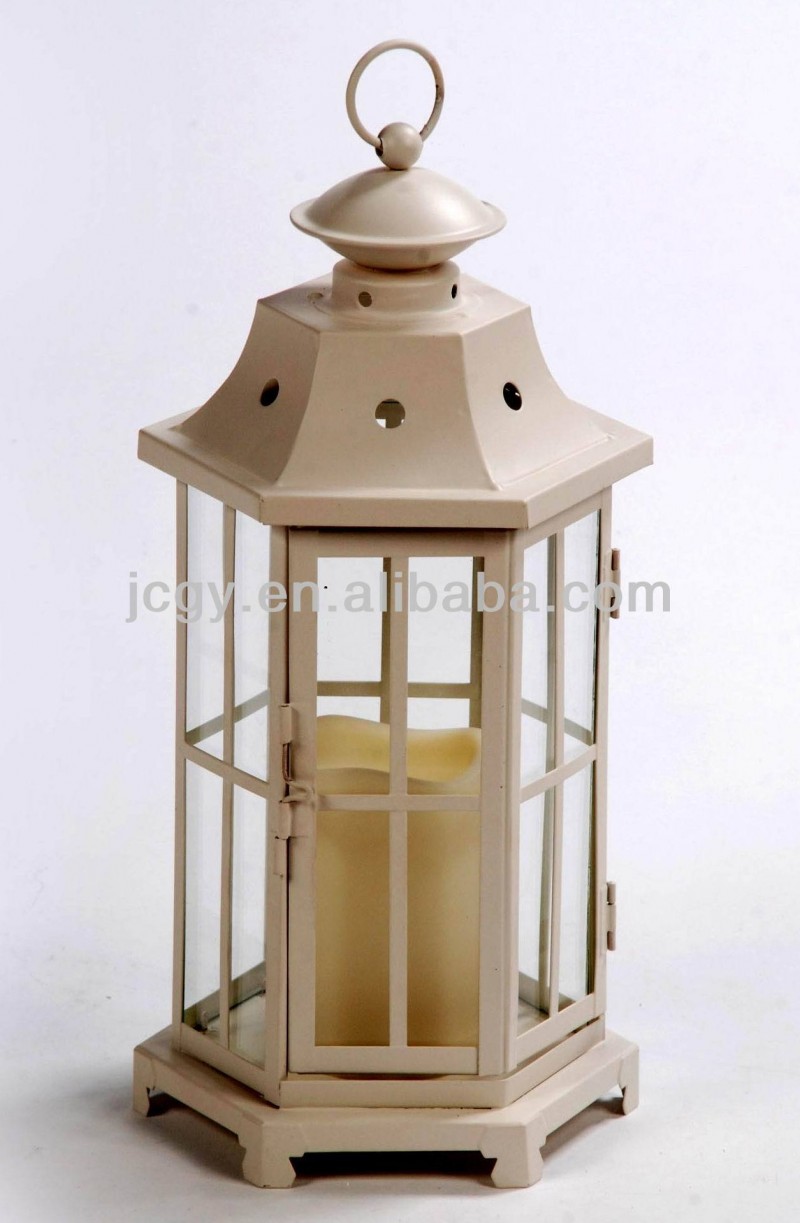 ledキャンドルと金属ランタン-金属工芸品問屋・仕入れ・卸・卸売り