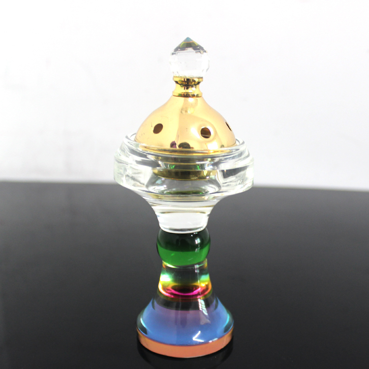 贅沢k92015熱い販売のクリスタルガラスの金属の香炉卸-香炉問屋・仕入れ・卸・卸売り