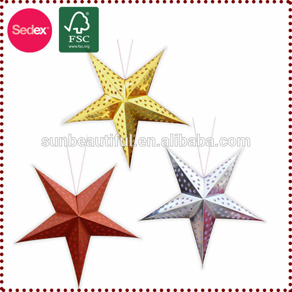 クリスマスアイテムつ星の提灯、 クリスマス用品-民芸品問屋・仕入れ・卸・卸売り