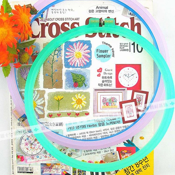 クロス- ステッチ刺繍のフープ、 24センチメートル-織物と織物工芸問屋・仕入れ・卸・卸売り