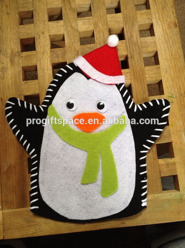 ホットな新2015売れている製品卸売alibabaの手作りのフェルトかわいいペンギン中国製フィンガーパペット-芸術コレクター商品問屋・仕入れ・卸・卸売り