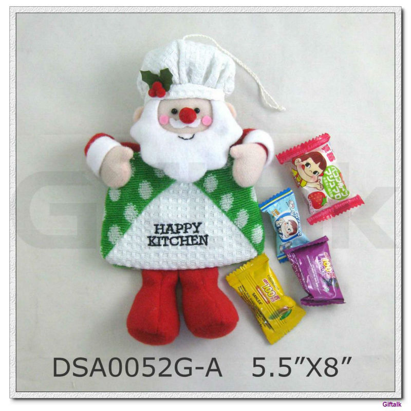 オーナメントクリスマスサンタのお菓子の袋-クリスマス用品問屋・仕入れ・卸・卸売り