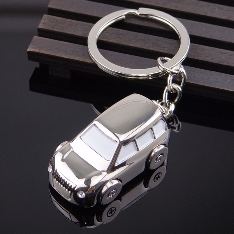 熱い販売の豪華なギフト3dミニ移動車輪ビジネスギフトのための車の形のキーチェーン-金属工芸品問屋・仕入れ・卸・卸売り