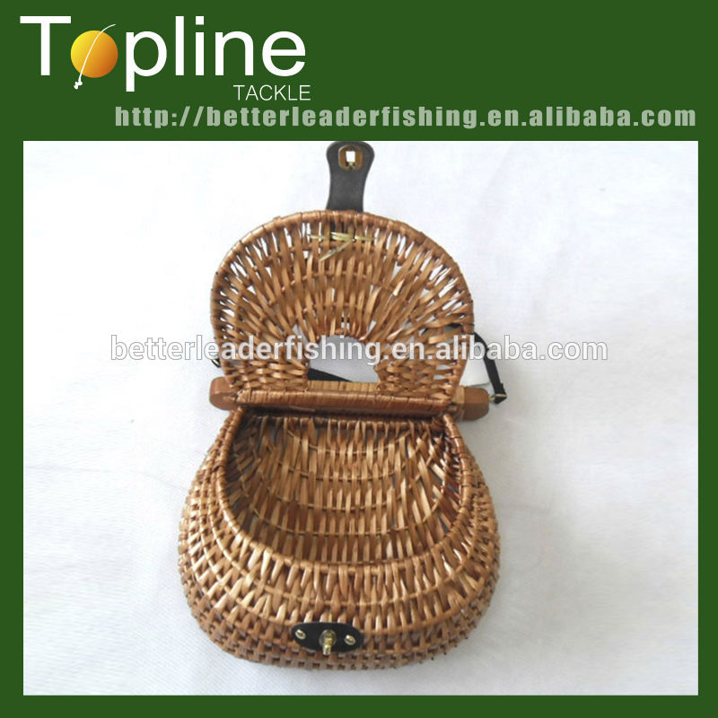 卸売安い手作りの籐のバスケット中国製クリール釣り-民芸品問屋・仕入れ・卸・卸売り