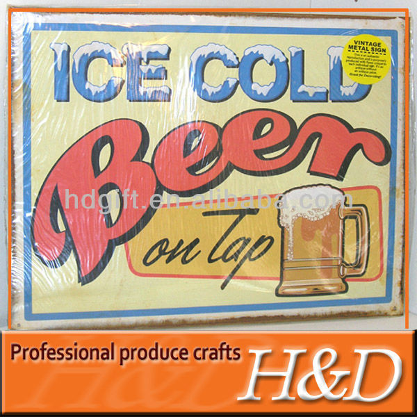 アンティークティンサインルートビールのためのキッチンの装飾-金属工芸品問屋・仕入れ・卸・卸売り