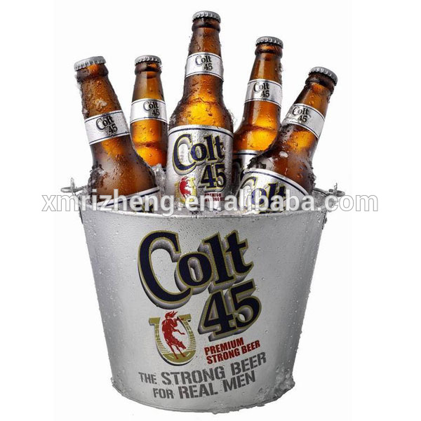 カスタマイズされたロゴビール亜鉛メッキ金属の昇進のアイスバケット-その他ギフト、工芸品問屋・仕入れ・卸・卸売り