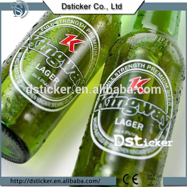 魅力的なカスタムビール中国供給ステッカー永久プライベートラベル-ステッカー問屋・仕入れ・卸・卸売り